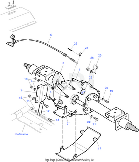 DIFFRENTIAL LEVER AND CABLE ASSEMBLY - EZGO OEM | Canyon Lake Mobile