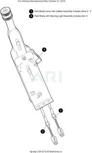 BRAKE CABLE,PS,SSTRETCH-ASSY - EZGO OEM | Canyon Lake Mobile
