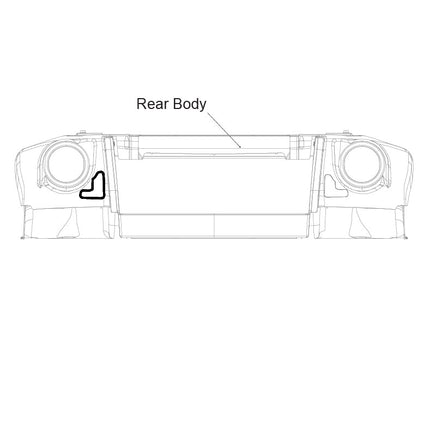 REFLEX,REFLECTOR,RED,REARM,LH