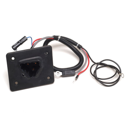 RECEPTACLE,CHGR,48V,DELTA_Q (USE SCREWS) - EZGO OEM | Canyon Lake Mobile