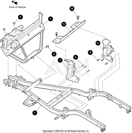 FRAME,RXV,P/COAT ONLY-WELDMENT