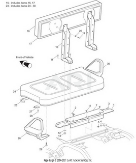 COVER-SEAT BACK-CC/PC/TRK-GRAY