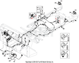 HARNESS, TRUCK DIESEL ENGINE - EZGO OEM | Canyon Lake Mobile
