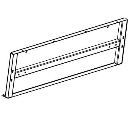 PANEL, BACKRST, BLACK-WLDMNT
