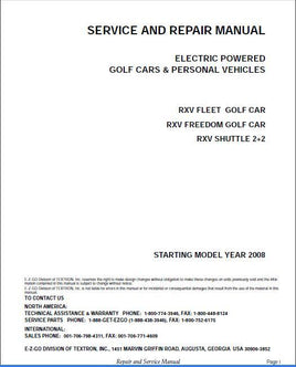 REPAIR MANUAL,RXV ELEC