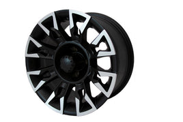 14X7 WHEEL DROID- FLAT BLK W/ MACH FACE