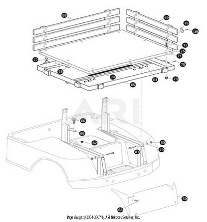 SCREW-#10-16 X 3/4-HW-SDT-ZP - EZGO OEM | Canyon Lake Mobile