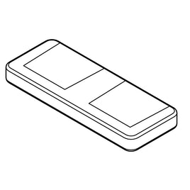 SEAT BTM,COMBINED,FLIP,GRAY/BLACK-ASSY