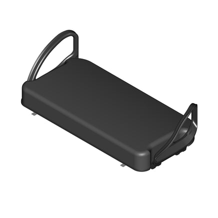 SEAT BOTTOM,TWO TONE,GRAY/BLK-ASSY