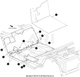 FLOOR PANEL, LOWER, NO PARK BRAKE