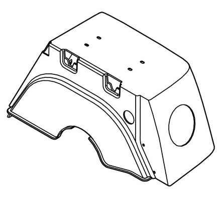 FENDER,REAR,RND,TAIL LIGHT,RH