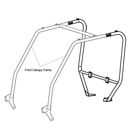 FRAME,CANOPY,REAR-WLD