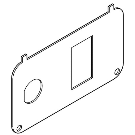 PLATE,CONSOLE INSERT-KEY/FNR