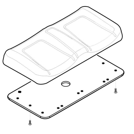 SEAT BOTTOM,BLACK-Assembly