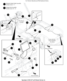 PEDAL, BRAKE, HYD-ASSY - EZGO OEM | Canyon Lake Mobile