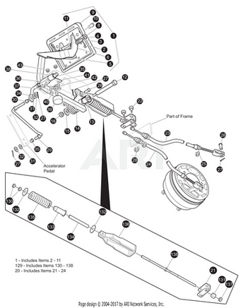 PEDAL WELDMENT,PARK BRAKE - EZGO OEM | Canyon Lake Mobile