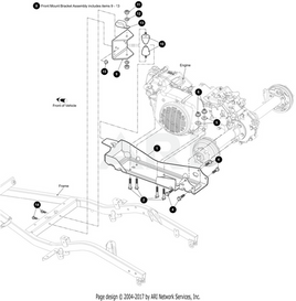 BRACKET,FRONT MOUNT,W/ LOOP-ASSY
