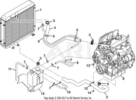 HOSE, LOWER RADIATOR