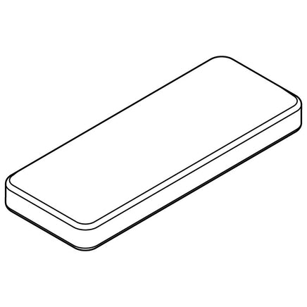10000413G22-Vinyl Flip-Seat Bottom (White/Beige)