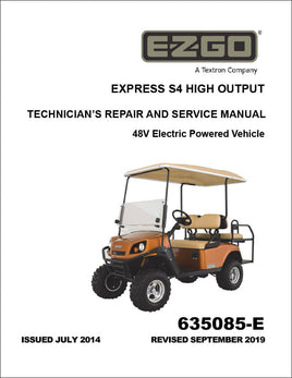 SVC MANUAL, EXPRESS S4 HIGH OUTPUT