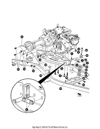 BRACKET-LOW ENGINE PAN