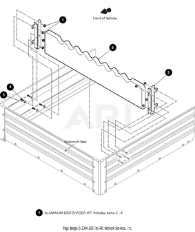 BED DIVIDER,ALUMINUM BED-KIT