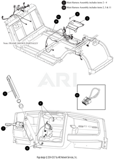 SVC-HARN,MAIN,SWB,ELiTE,DRL-ASSY - EZGO OEM | Canyon Lake Mobile