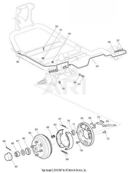 BRAKE DRUM ASSEMBLY - EZGO OEM | Canyon Lake Mobile