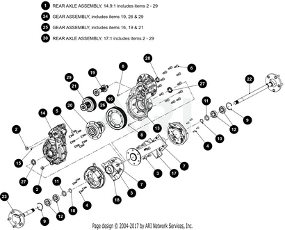 SVC-SEAL, DUAL LIP 25X42X7 - EZGO OEM | Canyon Lake Mobile