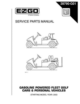 MANUAL, PARTS, GAS 2003-05 TXT, 2+2