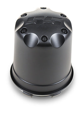 SS WHEEL CAP,PLSTC, SATIN BLK,2018+