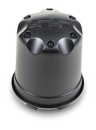 SS WHEEL CAP,PLSTC, SATIN BLK,2018+