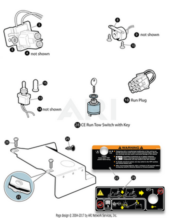 BOOT, RUBBER, RUN-TOW, SWITCH - EZGO OEM | Canyon Lake Mobile