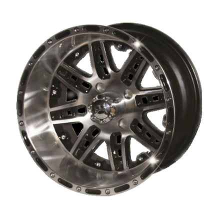 WHEEL-14X8 MEGASTAR BLK MACH