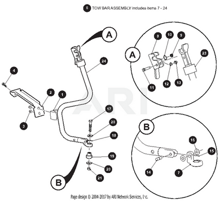 SVC-TOWBAR,REAR-ASSY