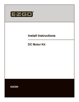 INSTL INSTRUCTIONS,DC MOTOR KIT