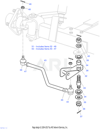 STEERING LINK (FOR 602981 ONLY)(TEXT