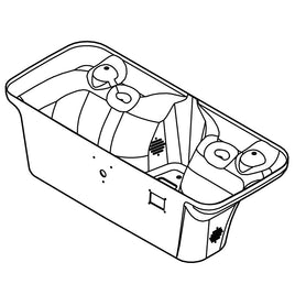 SEAT,POD ALMOND