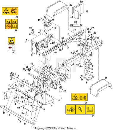 BRACKET, BUMPER RH