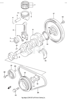 CUSH BEARING, INPUT SHAFT