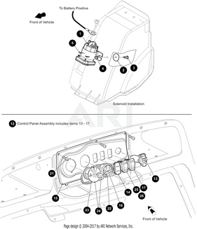 PANEL, CONTROL,TXT 72V - EZGO OEM | Canyon Lake Mobile