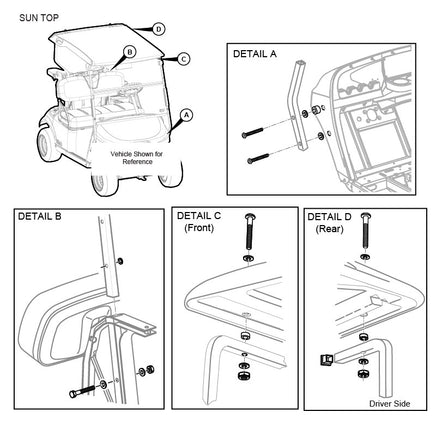 OBS-HARDWARE,TOP,54"-KIT