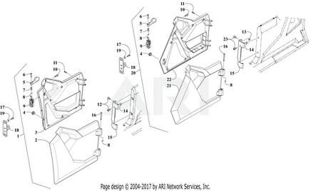 Rear Left Door Assembly