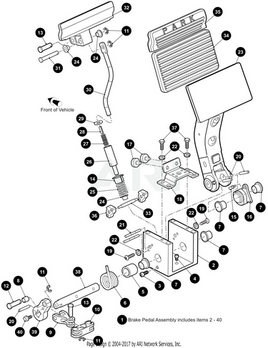 COVER, PEDAL BRAKE - EZGO OEM | Canyon Lake Mobile