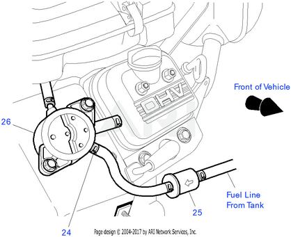 FUEL PUMP,ST480,B/S - EZGO OEM | Canyon Lake Mobile