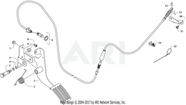 Throttle Cable Mounting Bracket - EZGO OEM | Canyon Lake Mobile