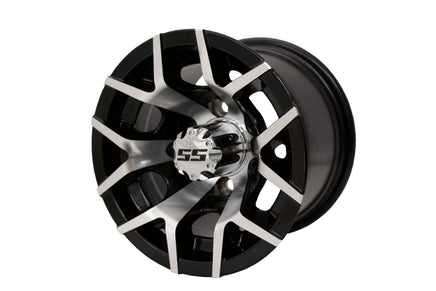 10X7 WHEEL VULCAN-BLK W/ MACH FACE