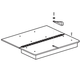 SEAT BOTTOM,GRAY,FLIP-ASSY