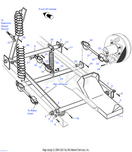 PEDAL-CONTROL-XI640 - EZGO OEM | Canyon Lake Mobile