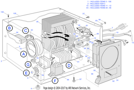 STRAIN RELIEF (NEW CHARGERS) - EZGO OEM | Canyon Lake Mobile